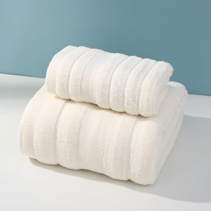 Beige - Premium Soft Cotton Towels Set - STripleB