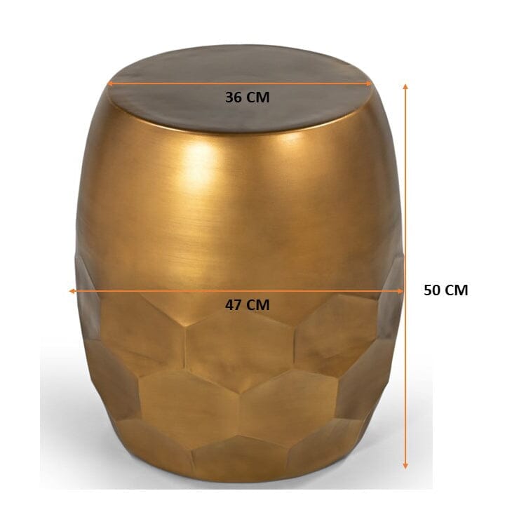 BELLA HEXAGON SIDE TABLE - STripleB 