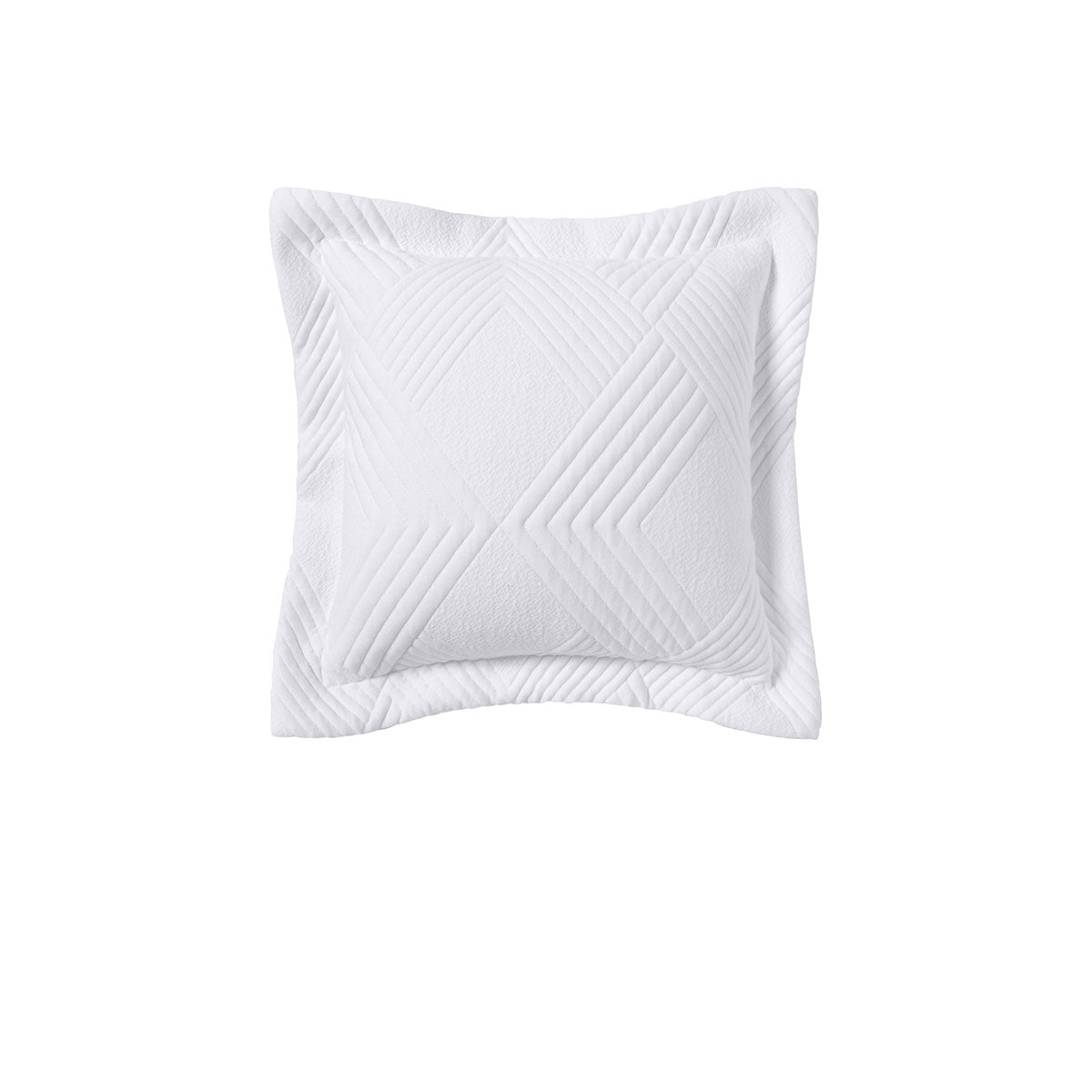 Bianca Cassiano White Square Filled Cushion 43 x 43cm - STripleB