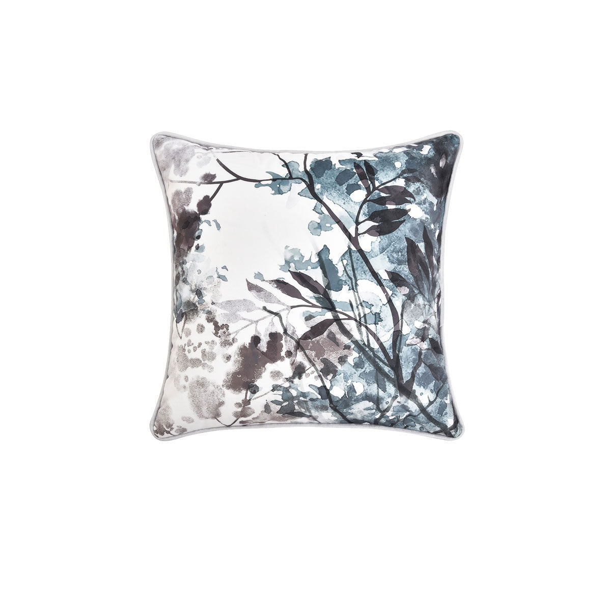 Bianca Sherbrooke White Velvet Square Filled Cushion 43 x 43cm - STripleB