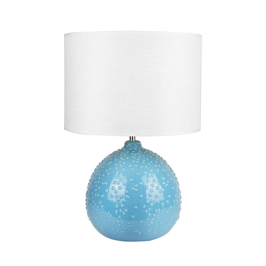 Boden Ceramic Table Lamp - Blue - STripleB