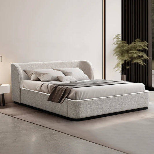 CBD8759-MI King Bed Frame - Clay Grey - STripleB