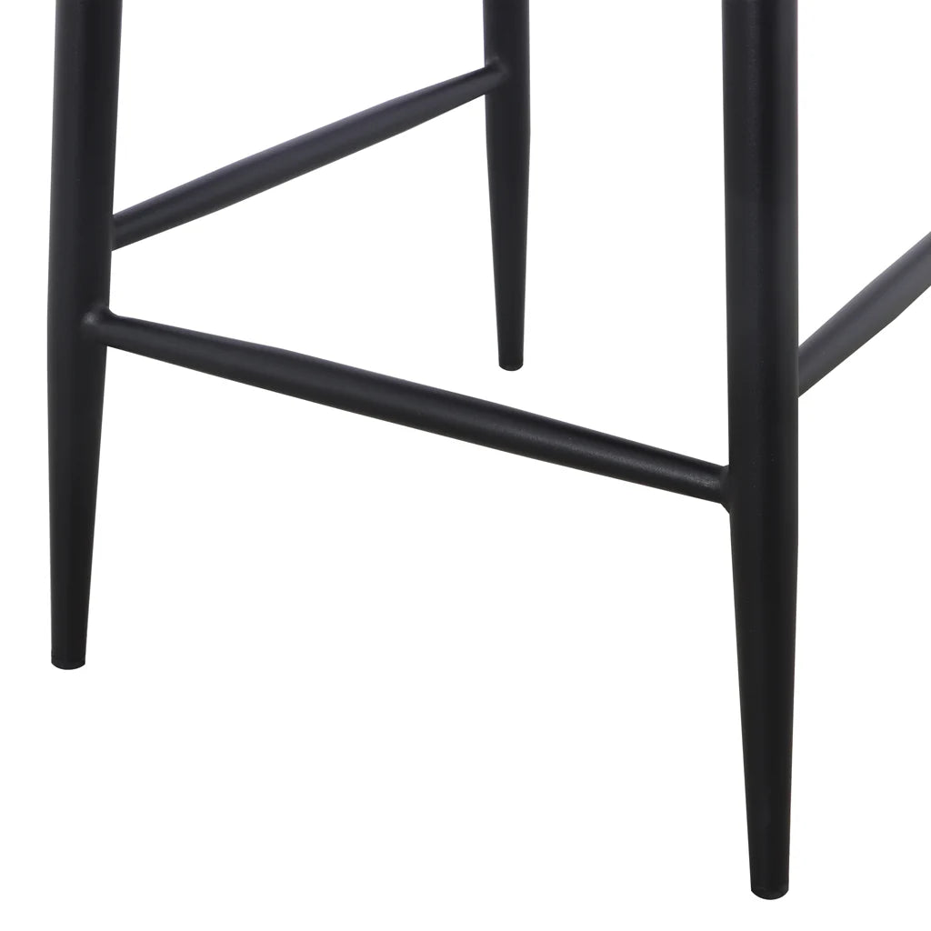 CBS8900-ST 65cm Bar Stool - Anthracite Grey Boucle (Set of 2) - STripleB