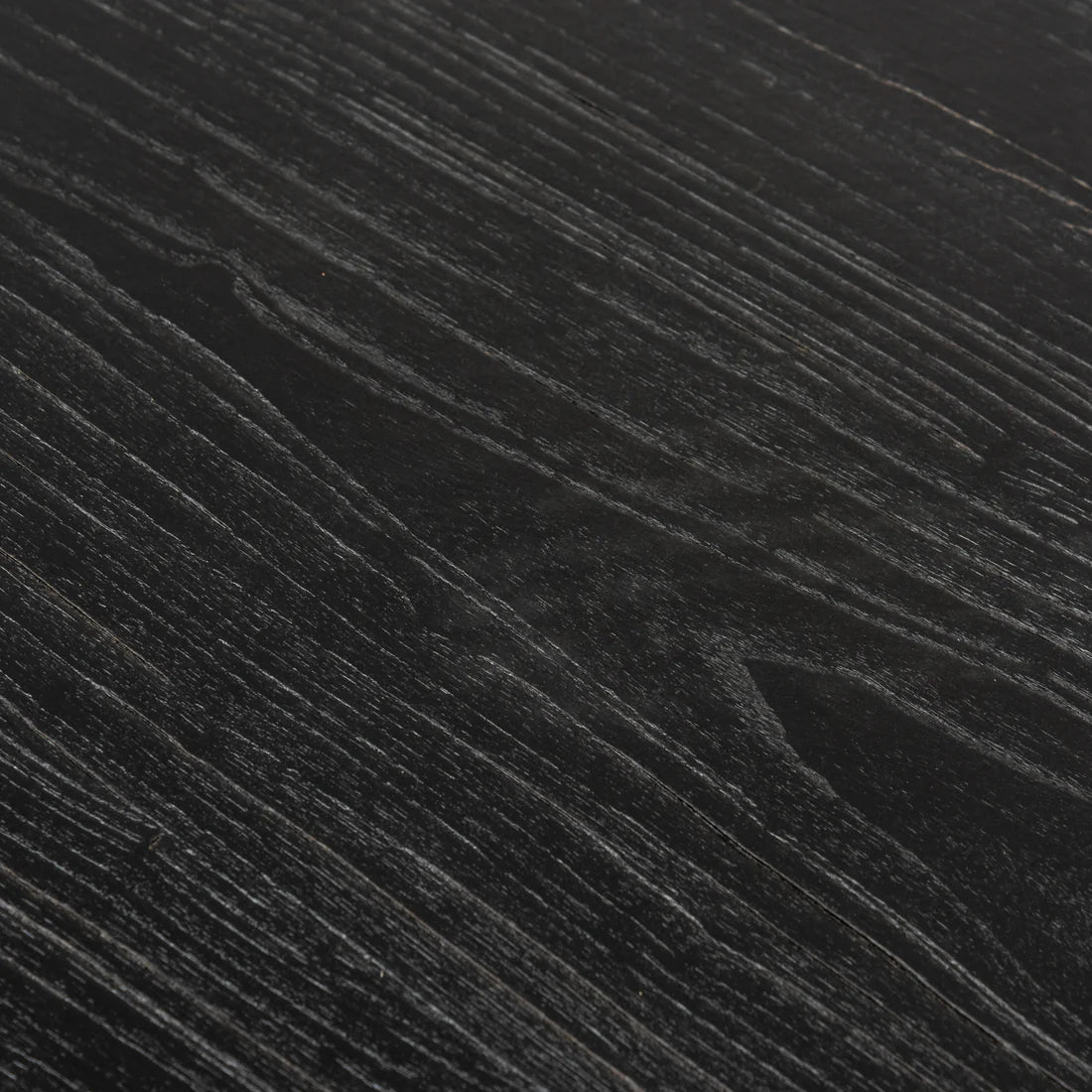 CDT2480 Reclaimed 140cm Round Dining Table - Rustic Black - STripleB