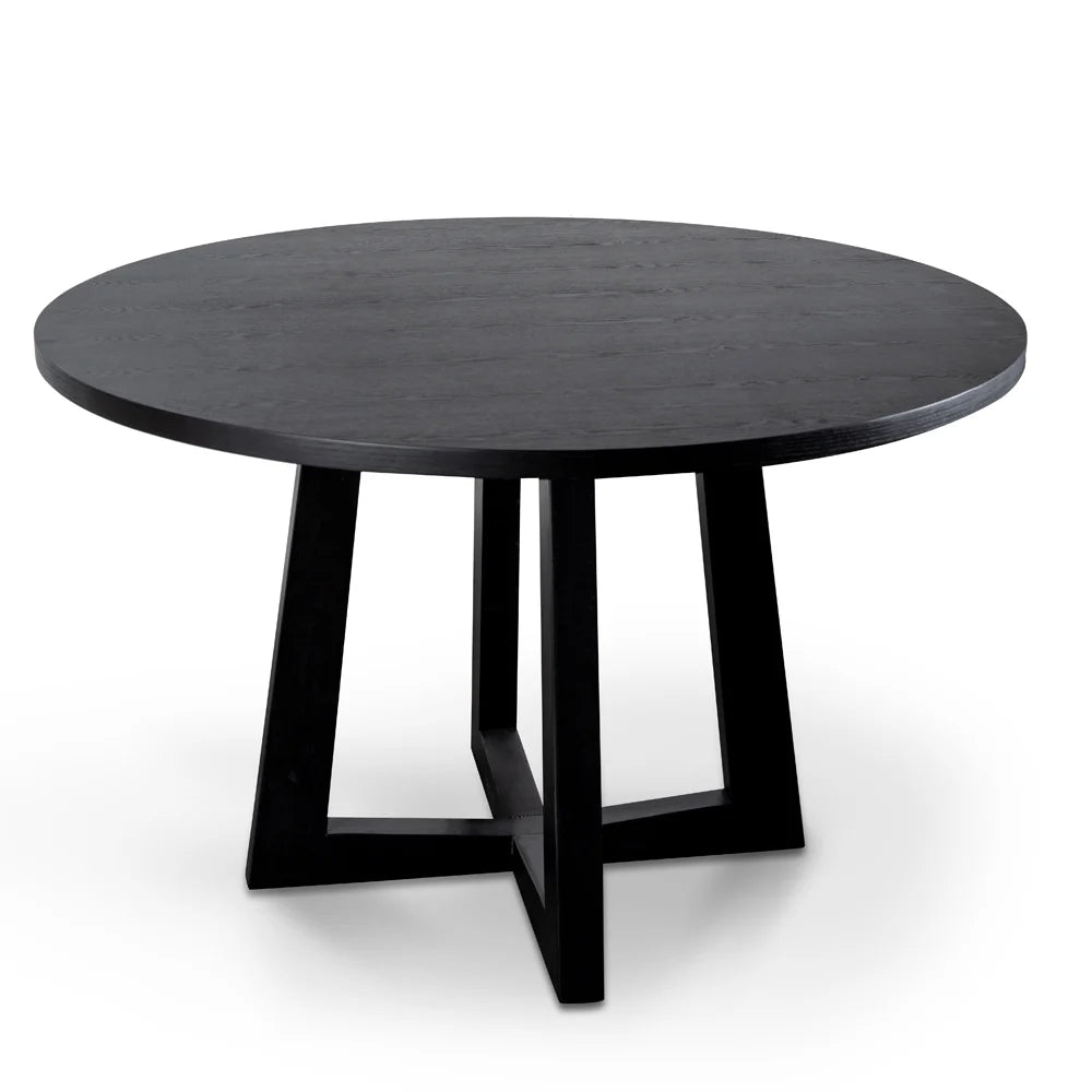 CDT587-SD 1.2m Dining Table - Black - STripleB