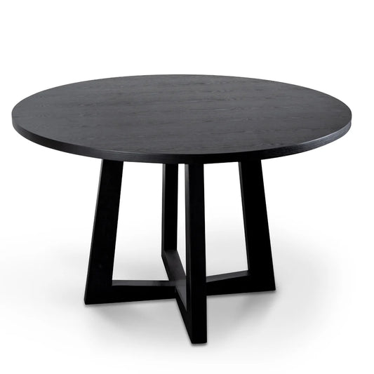 CDT587-SD 1.2m Dining Table - Black - STripleB