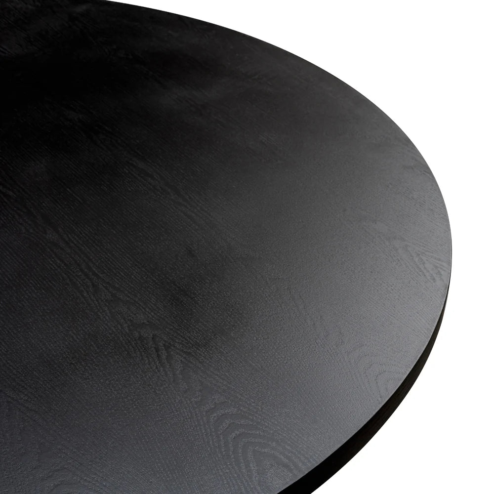 CDT587-SD 1.2m Dining Table - Black - STripleB