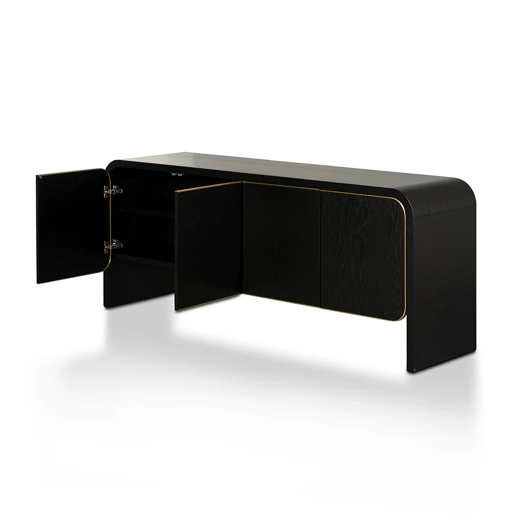 CDT8524-VA 2m Buffet Unit - Textured Espresso Black - STripleB