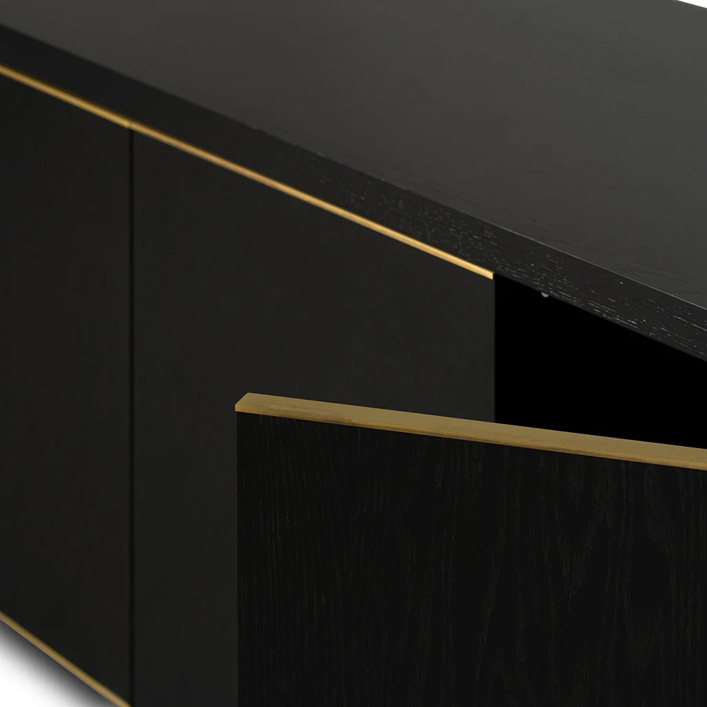 CDT8524-VA 2m Buffet Unit - Textured Espresso Black - STripleB