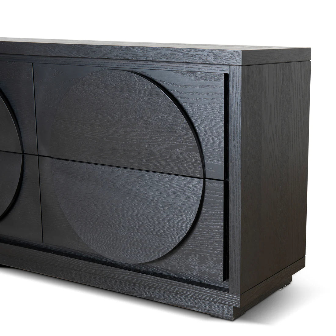 1.6m Dressing Unit - Textured Espresso Black - STripleB