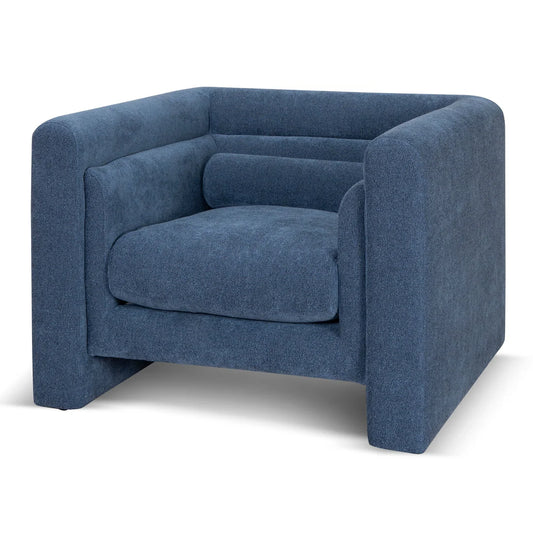 CLC10109-KSO Fabric Armchair - Navy Blue - STripleB