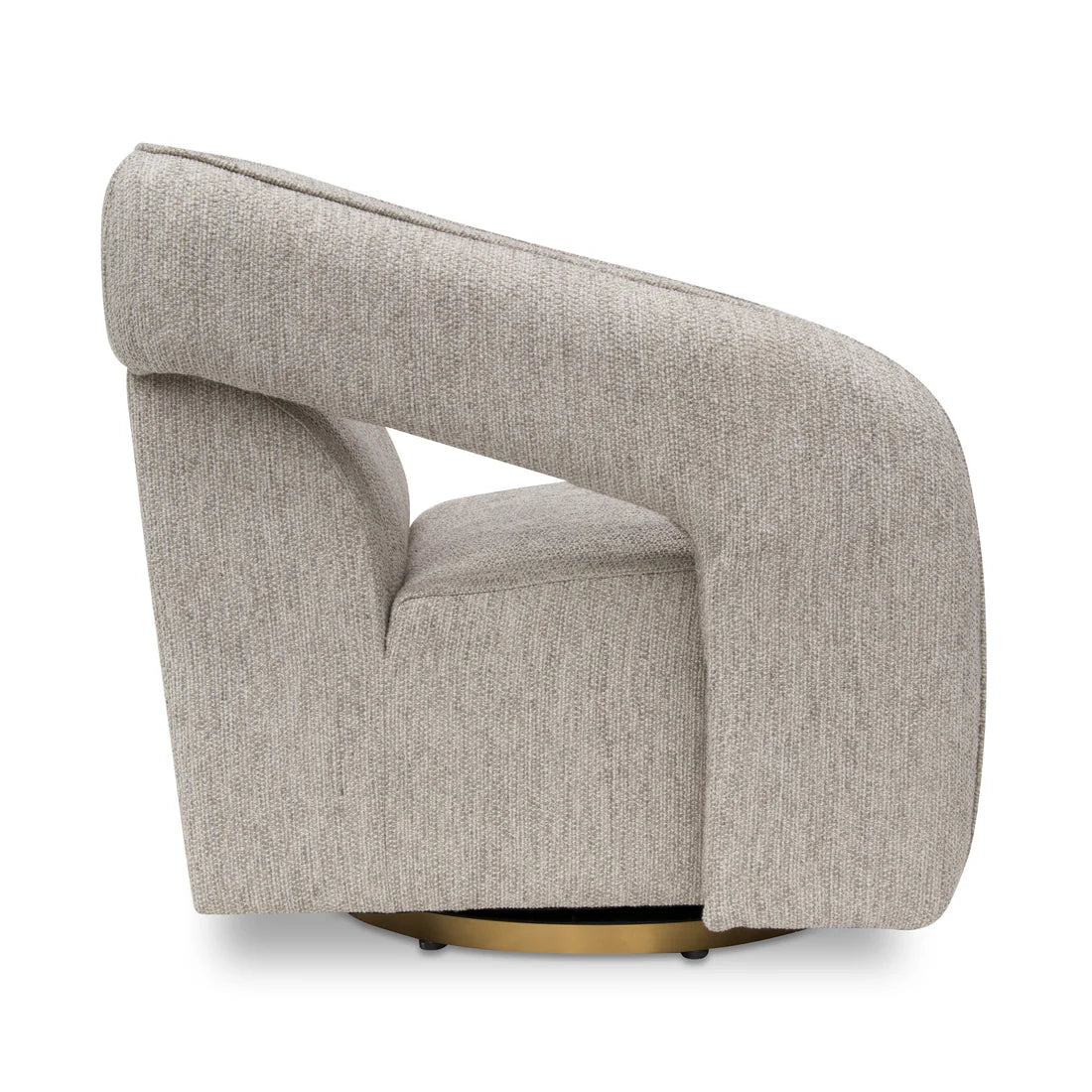 CLC8220-CA Swivel Armchair - Light Grey - STripleB