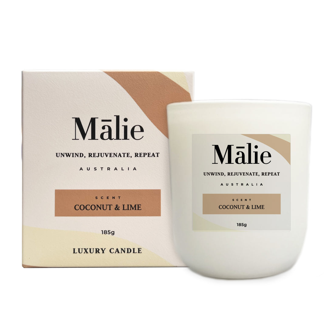 Coconut & Lime - Luxury Soy Candle - Malie - STripleB