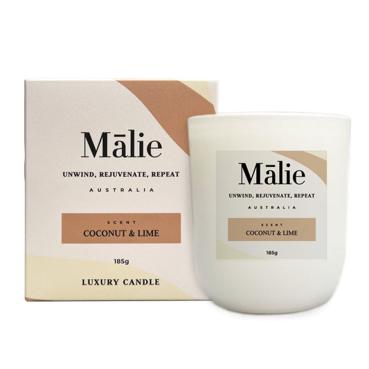 Coconut & Lime - Luxury Soy Candle - Malie - STripleB