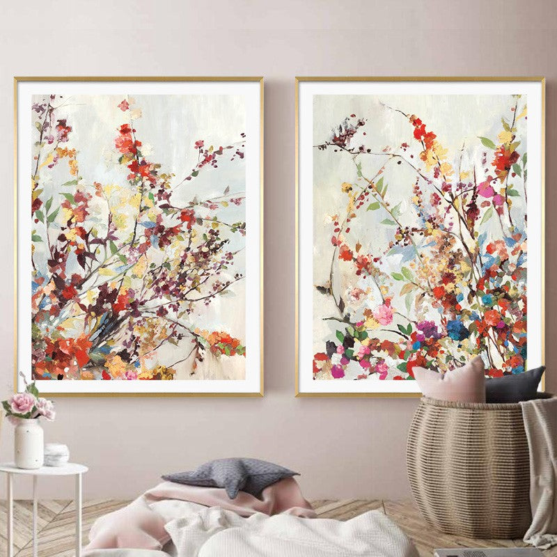 Coming Spring 2 Sets Gold Frame Canvas - 40cmx60cm - STripleB