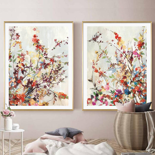 Coming Spring 2 Sets Gold Frame Canvas - 40cmx60cm - STripleB