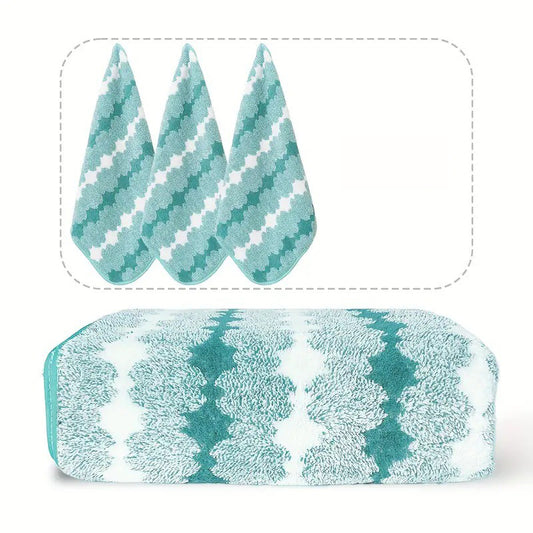 Cyan Premium Coral Fleece Towel Set - STripleB