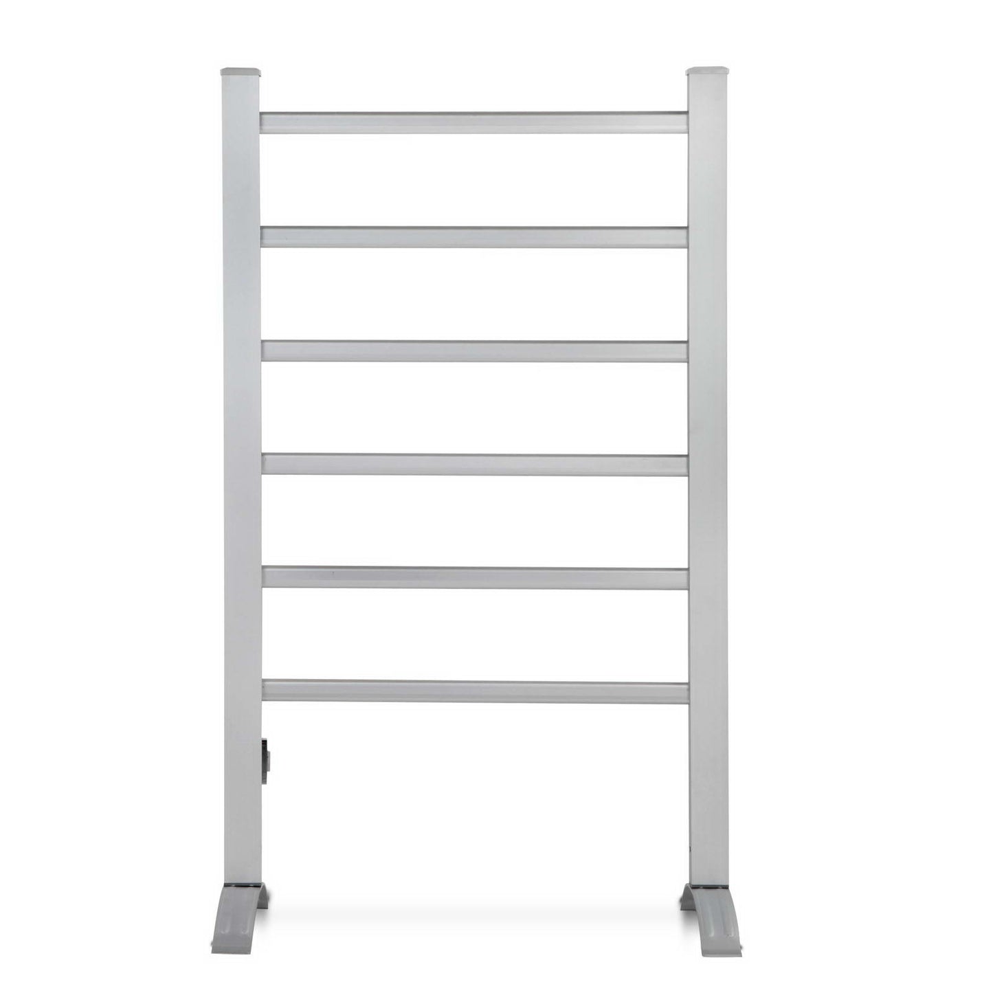 Devanti Electric Heated Towel Rail Rack 6 Bars Freestanding Clothes Dry Warmer - STripleB 