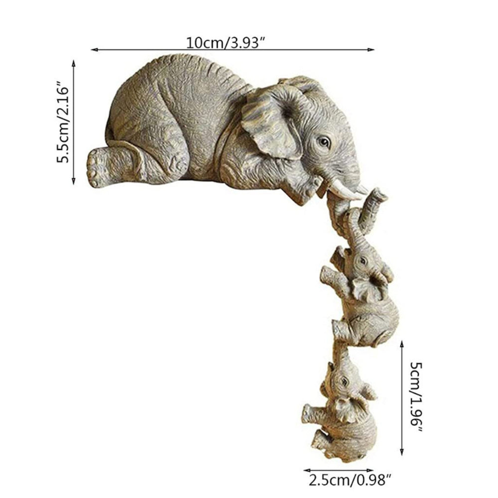 Elephant Sitter Family Figurine Set - STripleB