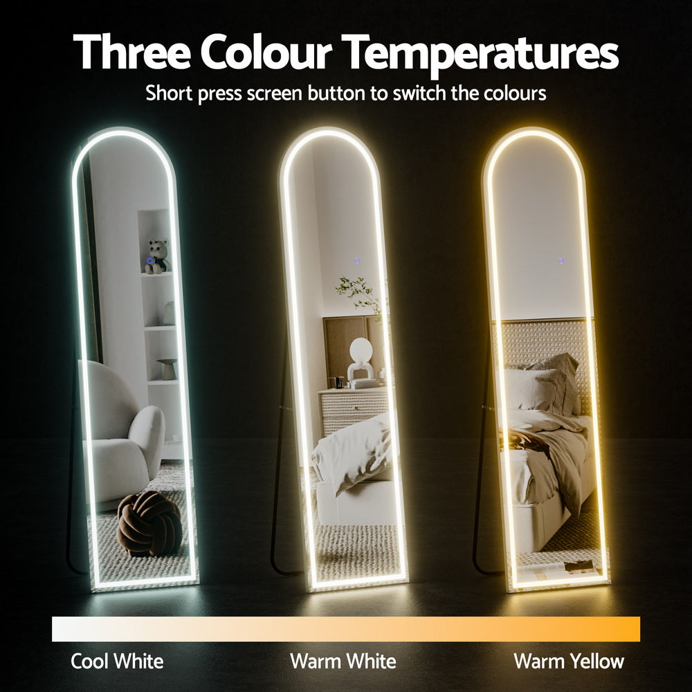 Embellir LED Full Length Mirror Floor Dressing Mirror 160cm - STripleB