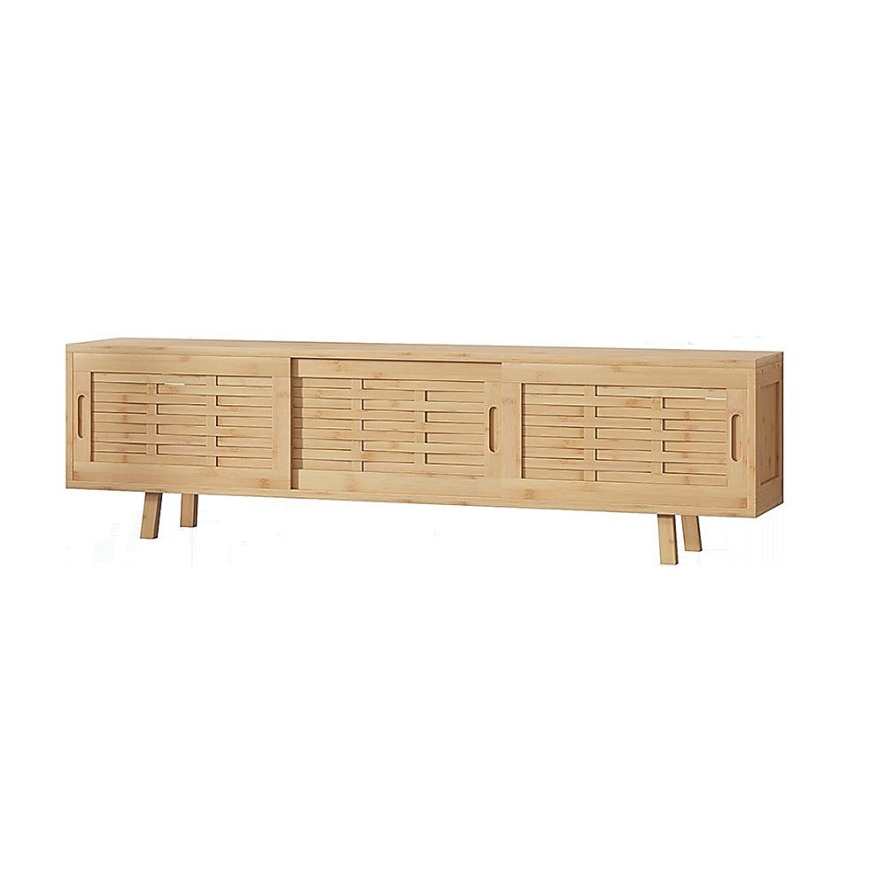 European Style TV Cabinet Entertainment Unit - Bamboo - STripleB