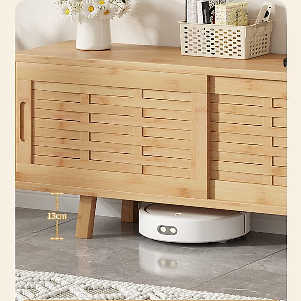 European Style TV Cabinet Entertainment Unit - Bamboo - STripleB