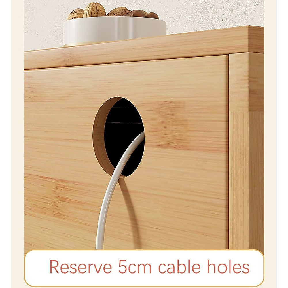 European Style TV Cabinet Entertainment Unit - Bamboo - STripleB