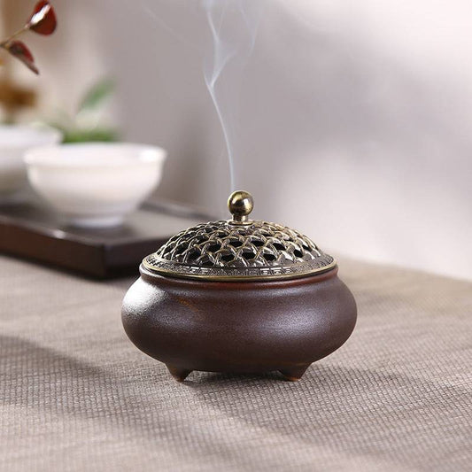 Ceramic Three-legged Incense Burner - STripleB 