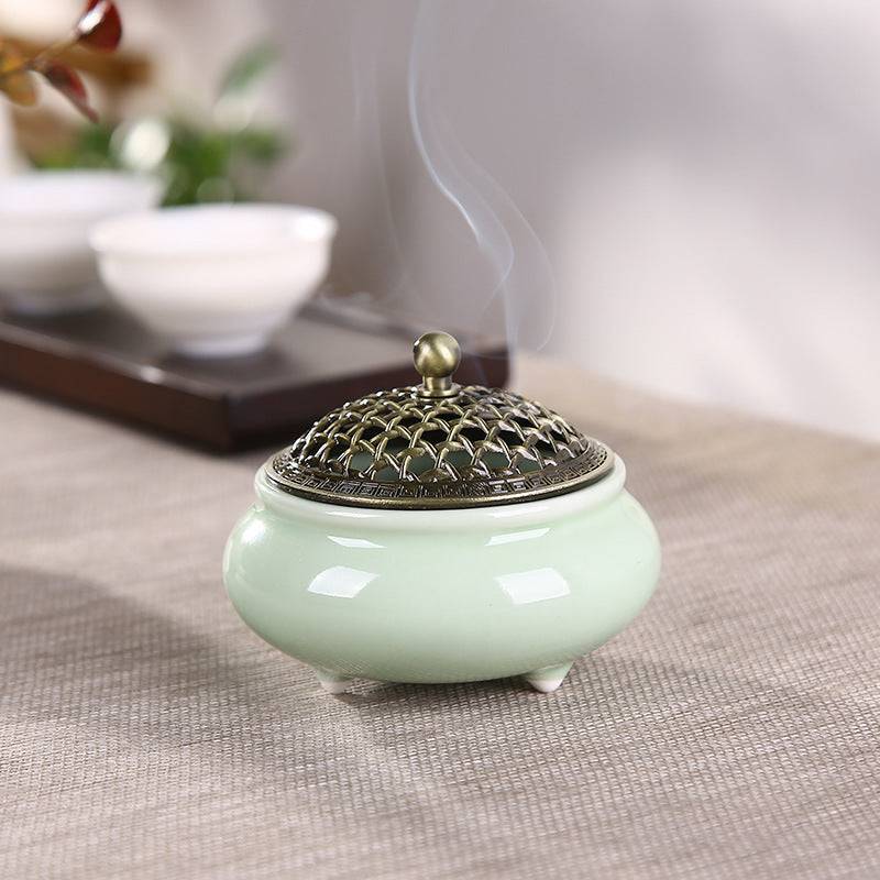 Ceramic Three-legged Incense Burner - STripleB 