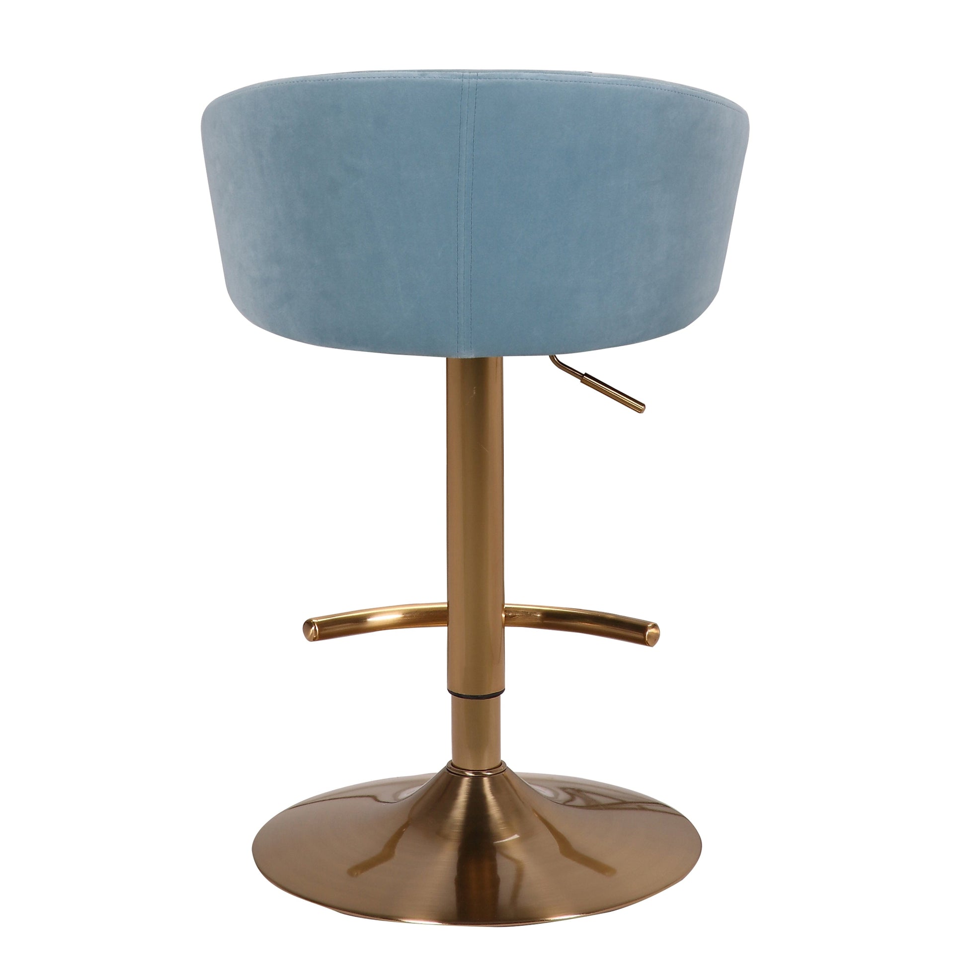 Gas Lift Bar stool - Light Blue - STripleB