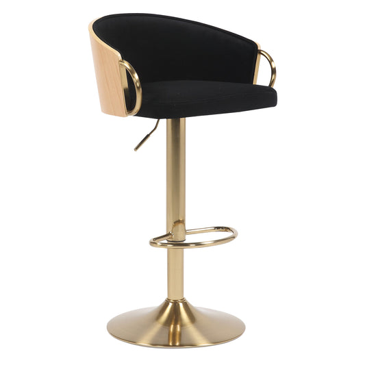 Gas Lift Bat Stool - Black - STripleB