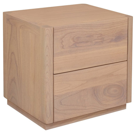 Gatsby 2-Drawer Bedside Table (Natural) - STripleB