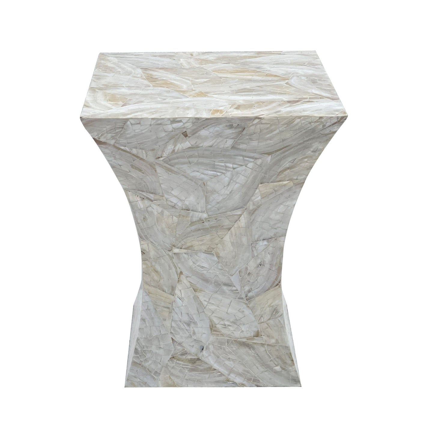 GLEESON MOTHER OF PEARL HAND MADE SIDE TABLE - STripleB 
