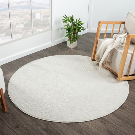 Grande Jacquard Rug - Ivory - 240x330 - STripleB