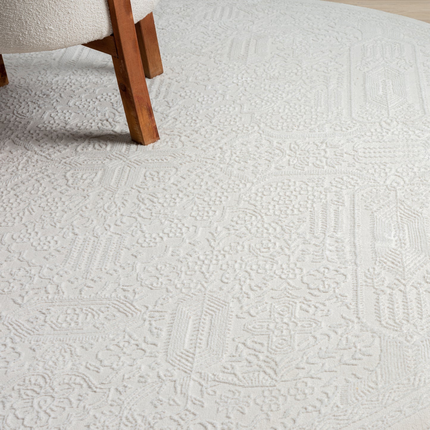 Grande Jacquard Rug - Ivory - 240x330 - STripleB