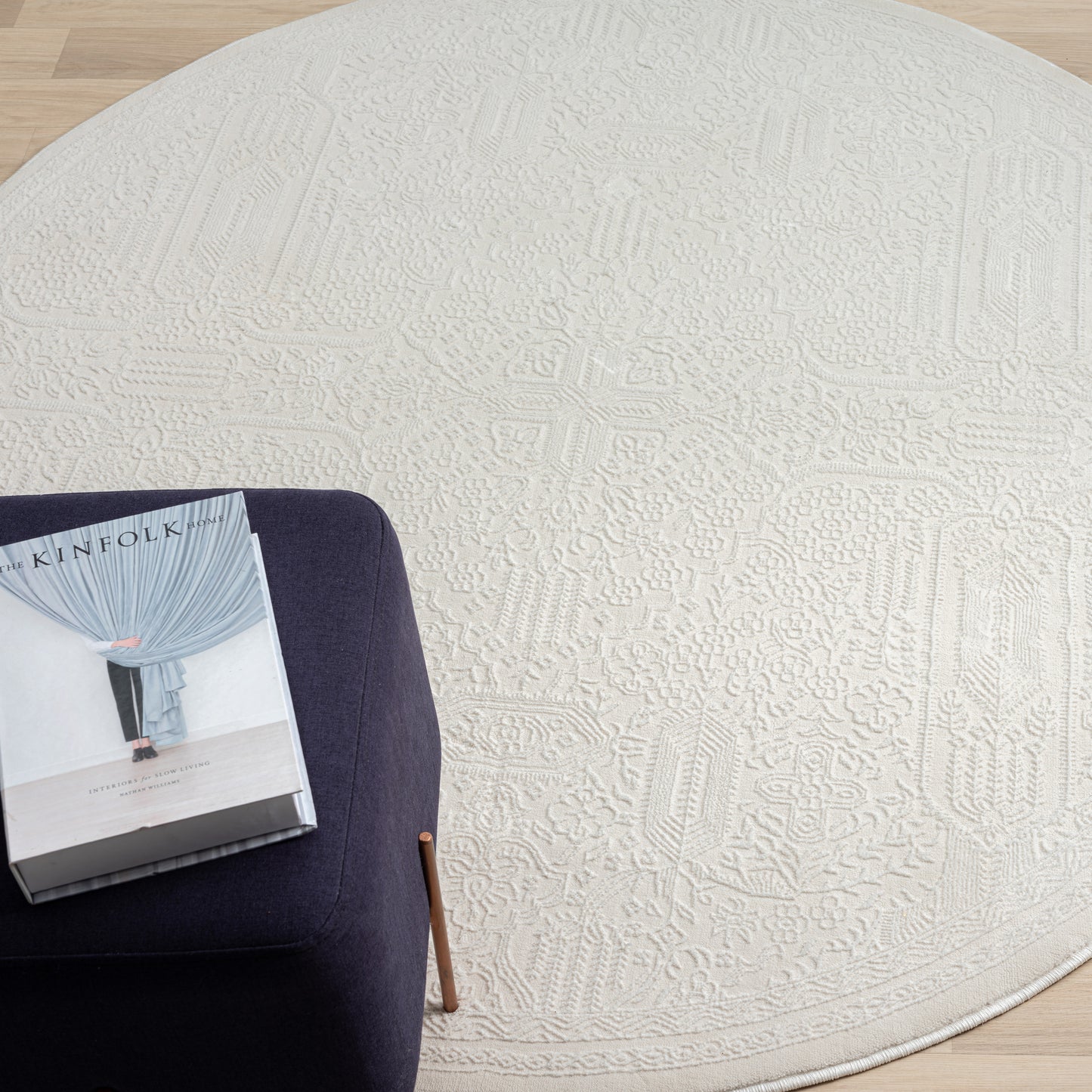 Grande Jacquard Rug - Ivory - 240x330 - STripleB