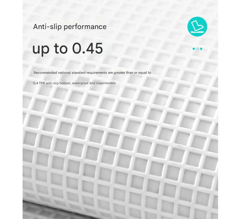 Green Happy Bath Mat - Super Absorbent, Non-Slip Bathroom Floor Mat - 50x80cm - STripleB 