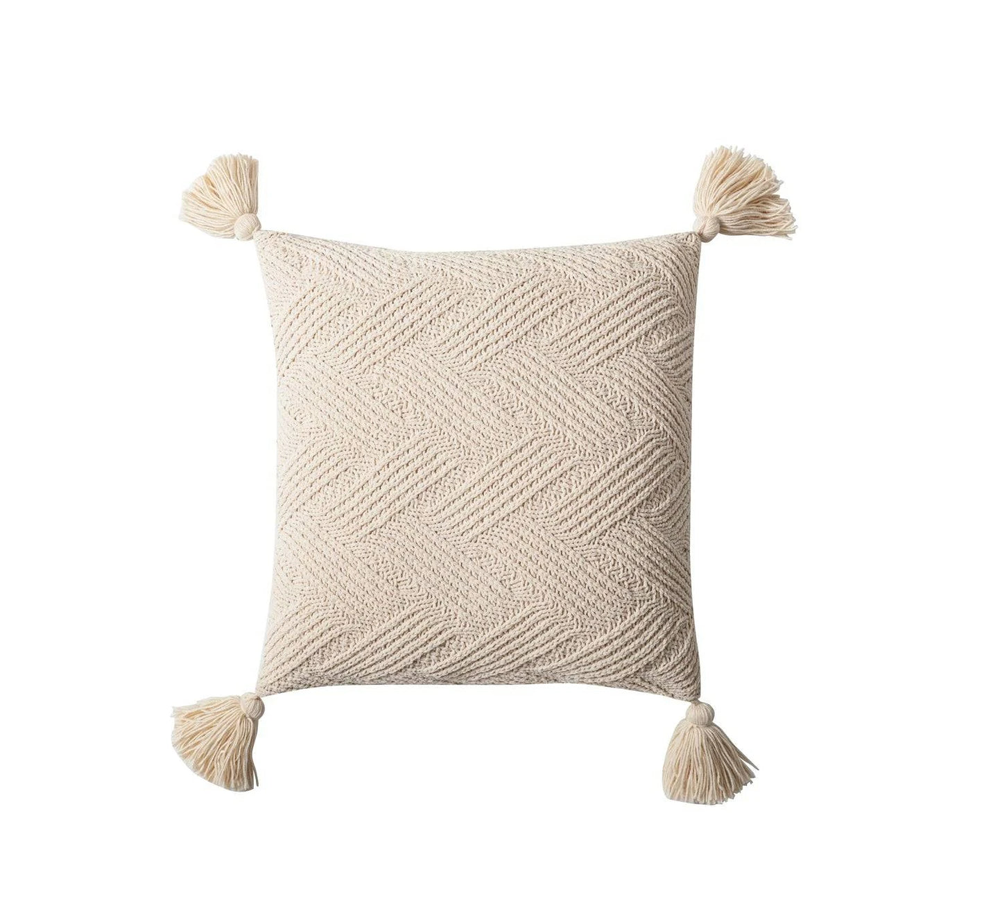 Chenille Handmade Tassel Sofa Cushion Covers - STripleB 