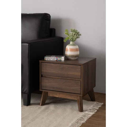 Hirado Bedside Table - Cocoa - STripleB