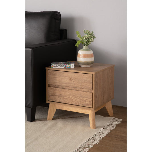 Hirado Bedside Table - Natural - STripleB