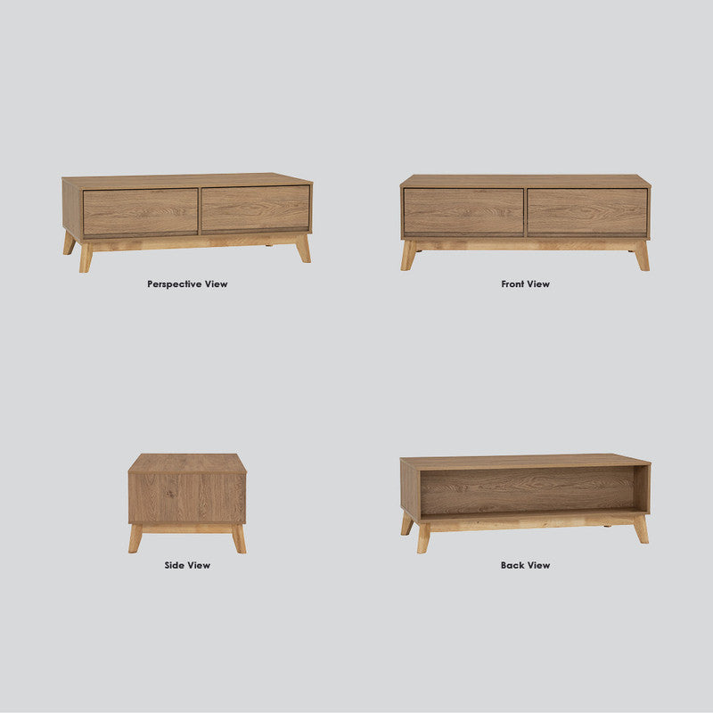 Hirado Coffee Table - Natural - STripleB