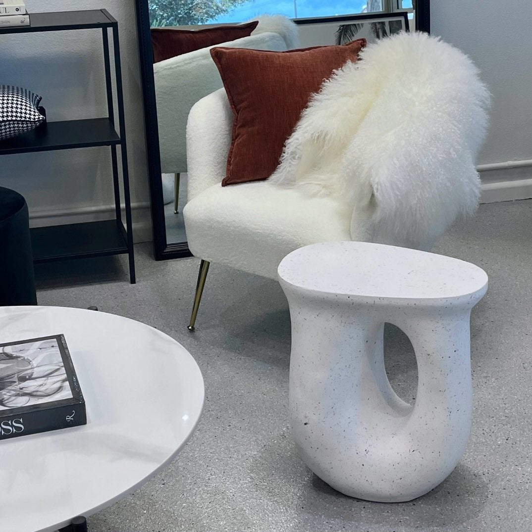 Interior Ave - Cosmo Terrazzo Accent Side Table - STripleB