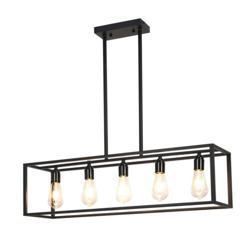Interior Ave - Industrial 5 Light Chandelier - STripleB