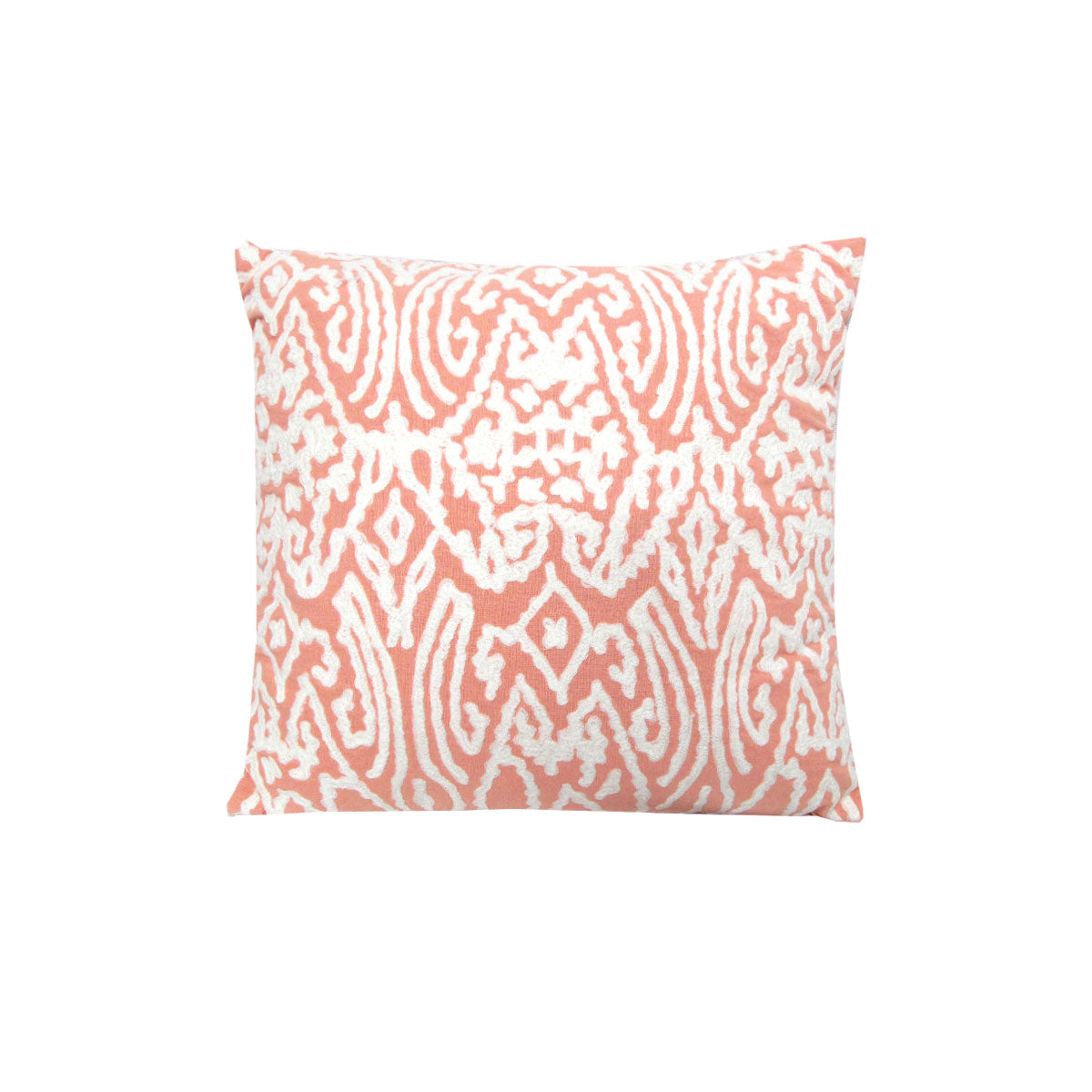 J.Elliot Home Grace Coral Applique Filled Cushion 43 x 43 cm - STripleB