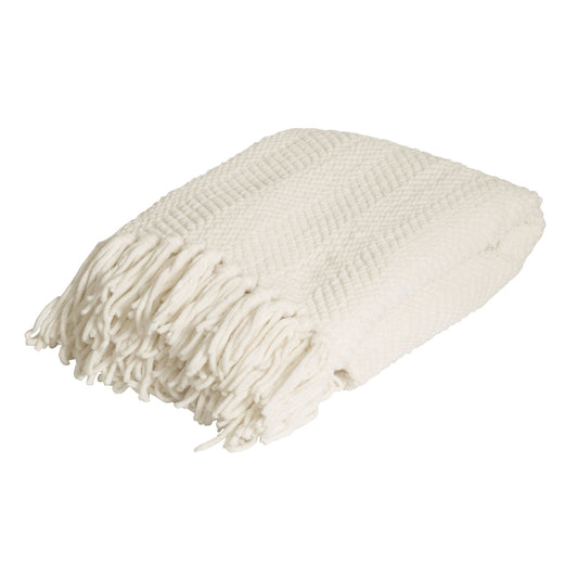 J.Elliot Home Louie Throw Rug Ivory - STripleB 