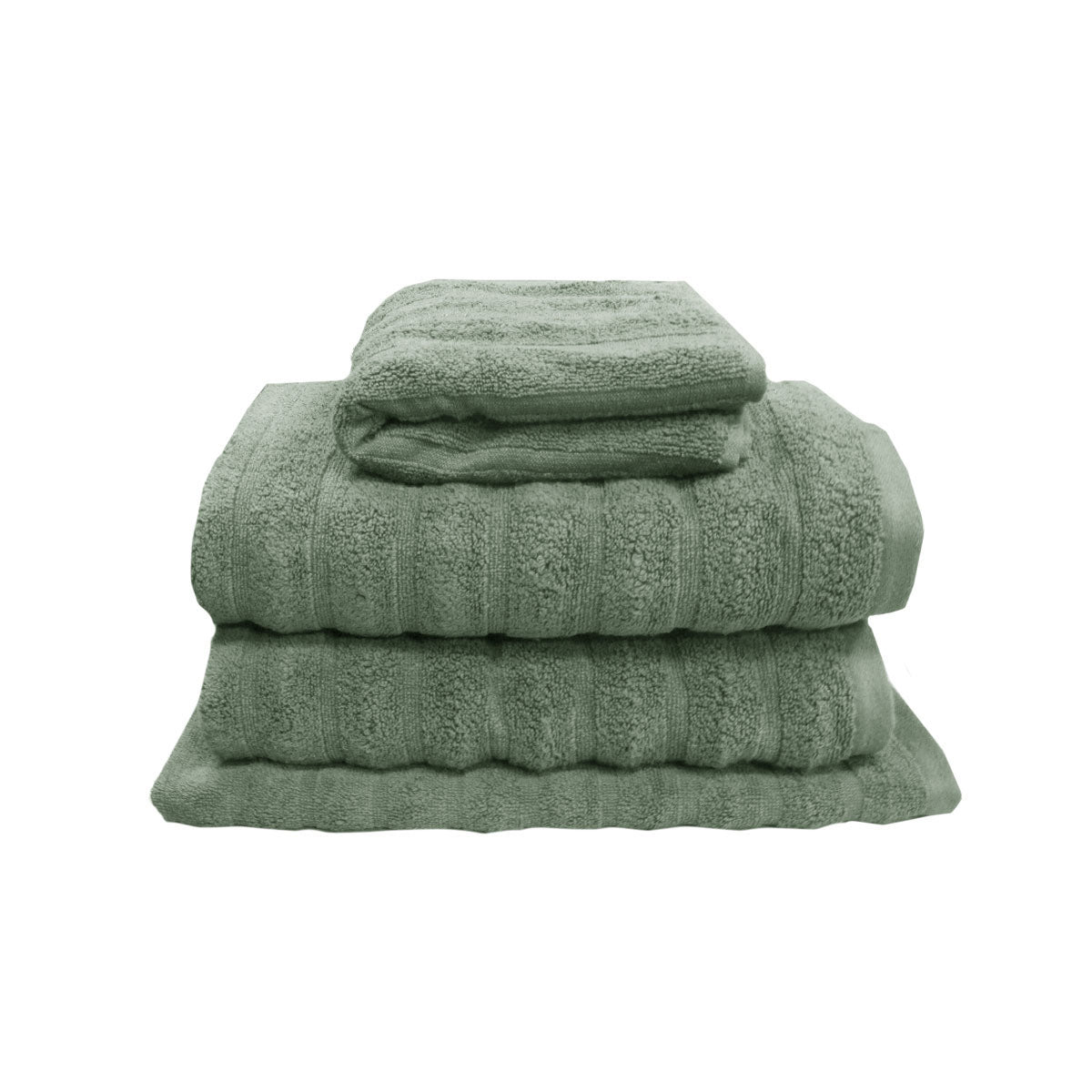 J Elliot Home - Set of 4 George Collective Cotton Bath Towel Set - Avocado - STripleB