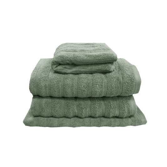 J Elliot Home - Set of 4 George Collective Cotton Bath Towel Set - Avocado - STripleB