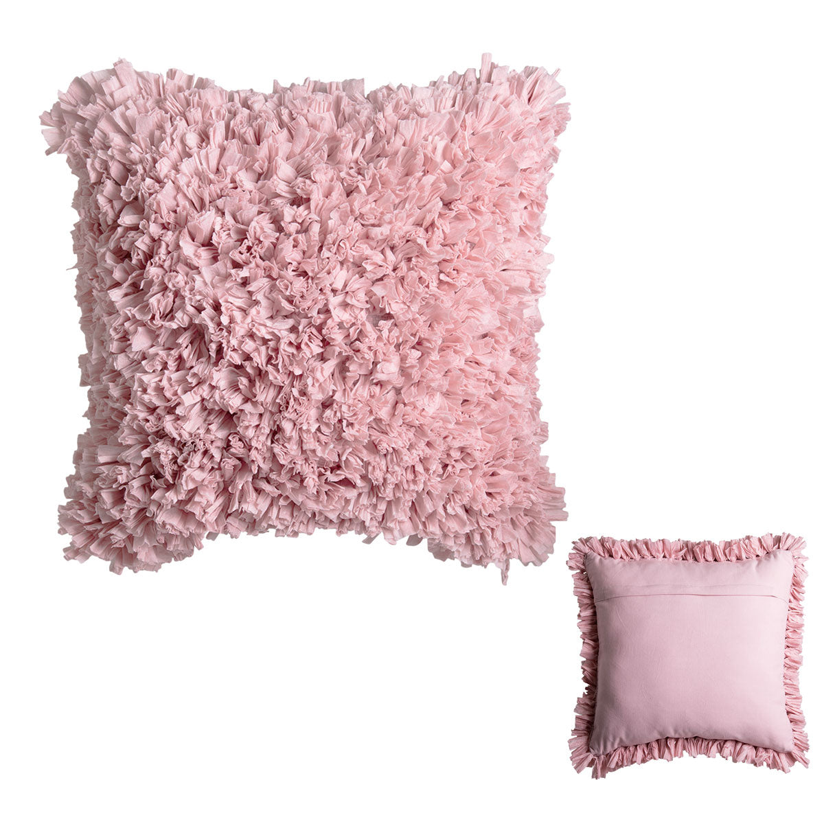 J Elliot Home Elodie Rose Pink Luxury Filled Cushion 50 x 50cm - STripleB