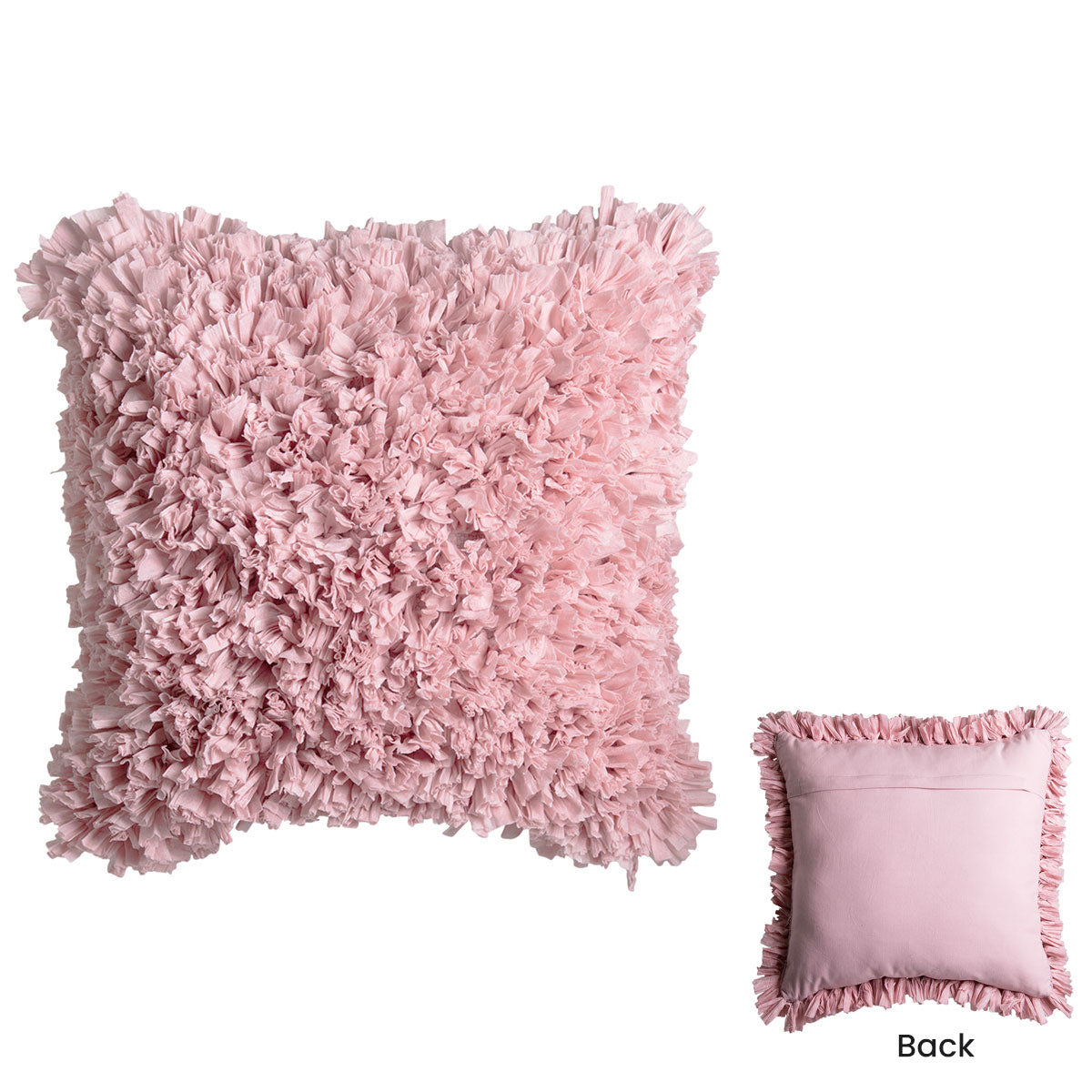 J Elliot Home Elodie Rose Pink Luxury Filled Cushion 50 x 50cm - STripleB