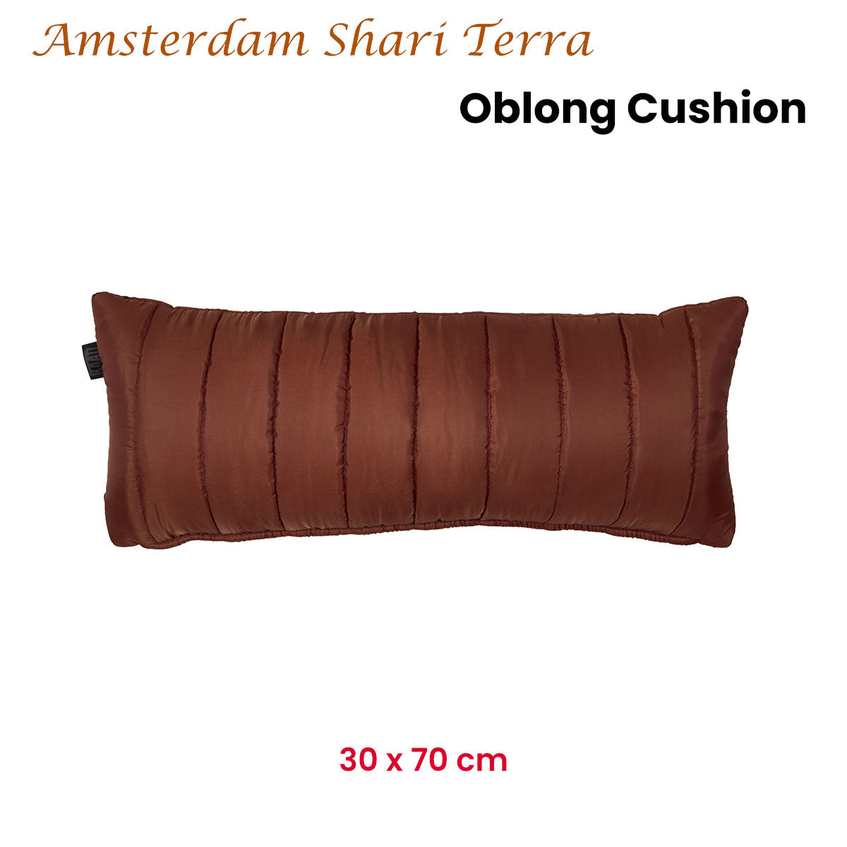 KAAT Amsterdam Shari Terra Oblong Filled Cushion 30cm x 70cm -  STripleB